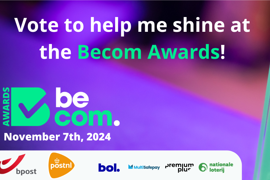 Becom Awards 2024 - Will you vote us the best webshop in Belgium?