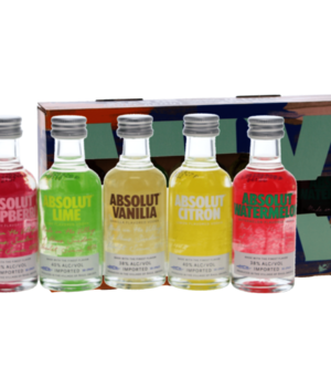 Absolut Mini Set 5x5cl (Raspberry/Lime/Vanilla/Citron/Watermelon)