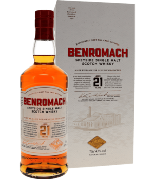 Benromach 21y Incl. Doos