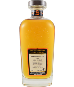Cameronbridge 1984 33y (Signatory - Cask Collection) Tube Incl.