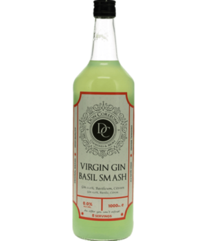 Don Corleone Virgin Gin Basil Smash 1l - Ready To Use Premix Non-Alcoholic Mocktail