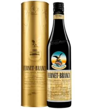 Fernet-Branca 180th Anniversary Limited Edition Metal Tin Tube Incl.
