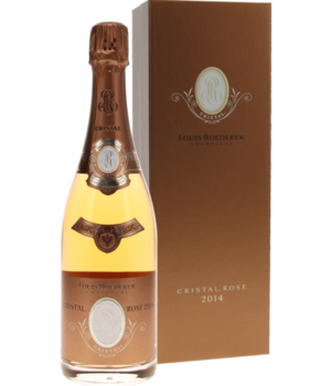 Louis Roederer Cristal Rose 2014 Luxe Gb Boîte Incl.