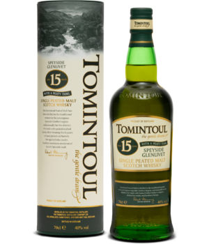 Tomintoul Peaty Tang 15y Tube Incl.