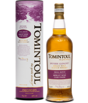 Tomintoul Pinot Noir Finish Tube Incl.
