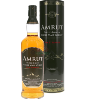 Amrut Peated Cask Strength Tube Incl.