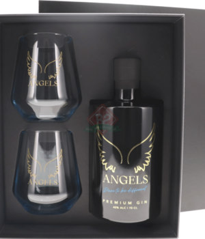Angels Gin + 2 Glasses Incl. Box