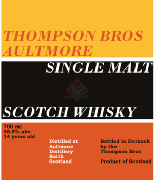 Aultmore 14y Tb (Thompson Brothers)