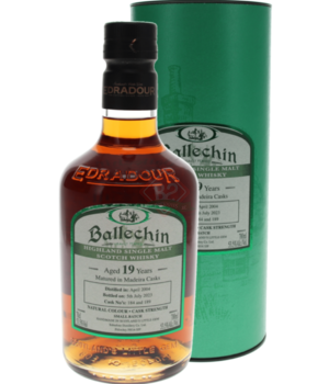 Ballechin 2004 19y Small Batch Madeira Tube Incl.