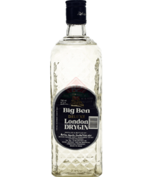 Big Ben Deluxe Dry Gin (Schade: Etiket vuil, beschadigd of ontbrekend)