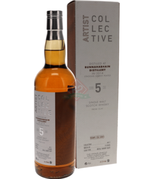 Bunnahabhain Staoisha 2014 5y Artist (Signatory - Artist Edition) Incl. Doos