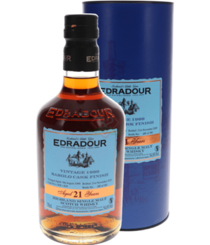 Edradour 1999 21y Barolo Tube Incl.