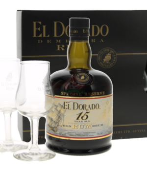 El Dorado 15y + 2 Glasses