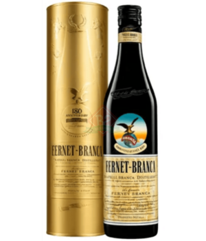 Fernet-Branca 180th Anniversary Limited Edition Metal Tin Tube Incl.