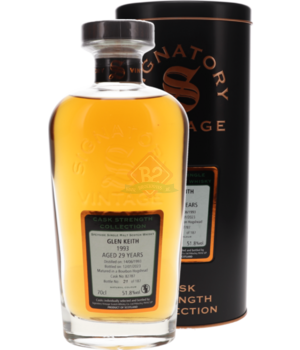 Glen Keith 1993 (Signatory - Cask Collection) Tube Incl.