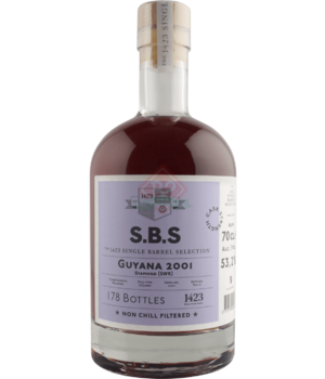 Guyana 2001 19y Skeldon (1423 Single Barrel Selection)