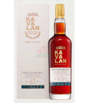 Kavalan 15y Four Cask Matured Boîte Incl.