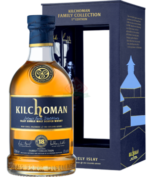 Kilchoman Family Collection Ex Bourbon 18y Incl. Doos