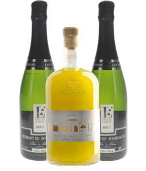 Limoncello Sparkler Cocktail (Limonio + Loron Cremant)