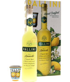 Pallini Limoncello 50cl + 1 Cup Boîte Incl.