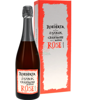 Roederer Brut Nature Rose 2015 Philippe Starck Deluxe Incl. Doos
