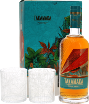 Takamaka Zepis Kreol + 2 Glazen