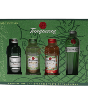 Tanqueray Miniset 4x5cl Tanqueray 43,1°, Rangpur, Sevilla & Tanqueray Ten
