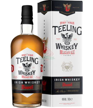 Teeling Small Batch - Duvel Cask - Belgian Golden Ale Collaboration 2022 (Casks #1) (Schade: Etiket vuil, beschadigd of ontbrekend)