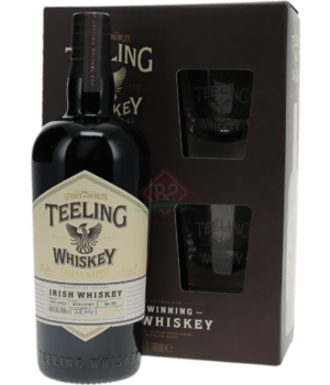 Teeling Small Batch Rum Finish + 2 Glazen
