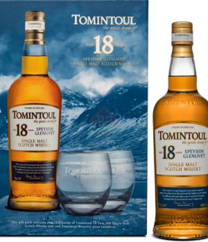 Tomintoul 18y + 2 Glasses