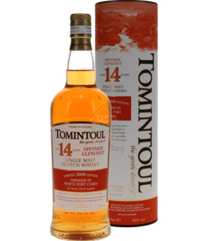 Tomintoul 2008 14y White Port Finish Tube Incl.