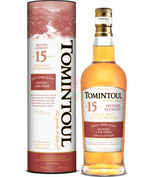 Tomintoul 2008 15y Madeira Cask Finish Tube Incl.