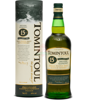 Tomintoul Peaty Tang 15y Tube Incl.