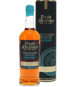 Trois Rivières Triple Millesime 2006-2014-2016 Tube Incl.