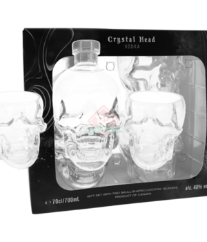 Crystal Head Vodka + 2glazen