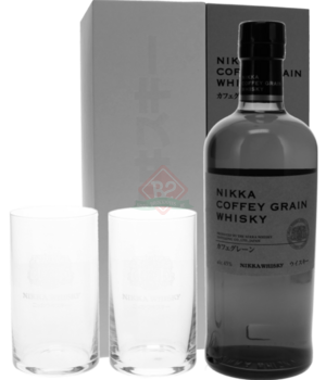 Nikka Coffey Grain + 2 Glasses