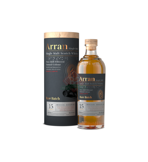 Arran Rare Batch 15y French Oak + Grand Cru Casks Incl. Tube
