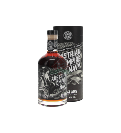 Austrian Empire Navy Rum Reserve 1863 Tube Incl.