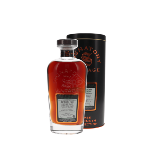 Benriach 2000 21y (Signatory - Cask Collection) Incl. Tube