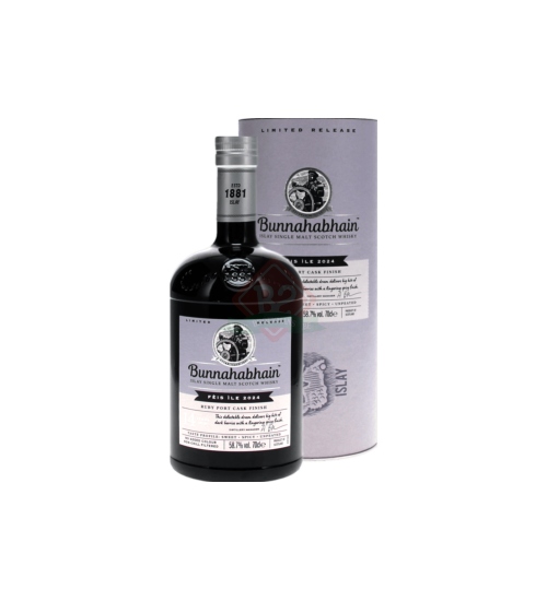 Bunnahabhain Feis Ile (2024) 2009 14y Ruby Port Finish Incl. Tube