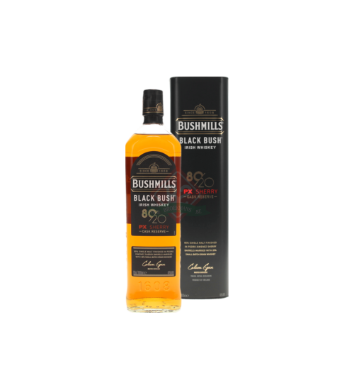 Bushmills Black Bush 80% Px Single Malt / 20% Small Batch Grain 1l Tube Incl.
