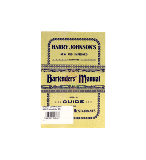 Harry Johnson's Bartenders Manual English