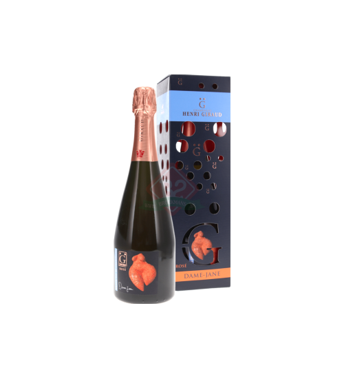 Henri Giraud Dame Jane Rose Brut (70% Pinot Noir 30% Chardonnay) Boîte Incl.