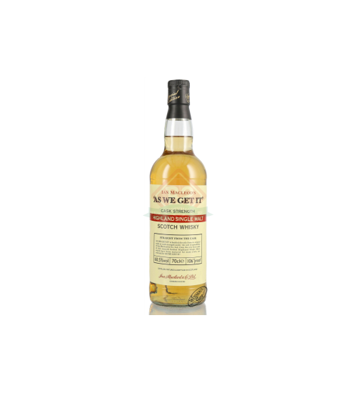Ian Macleod's As We Get It Highland Cask Strength