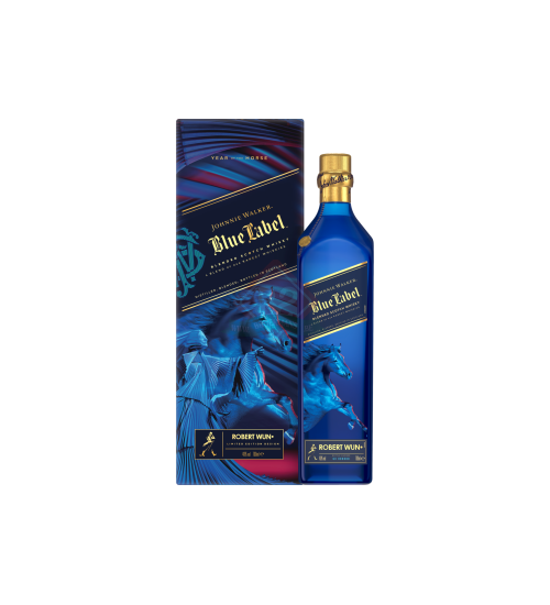 Johnnie Walker Blue Yoh Robert Wun Year Of The Horse Boîte Incl.