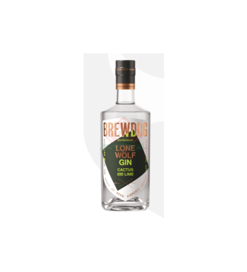 Lone Wolf Cactus & Lime Gin (Déclassé: Étiquette sale, abîmée ou manquante)