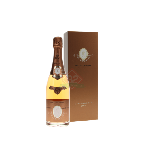 Louis Roederer Cristal Rose 2014 Luxe Gb Boîte Incl.
