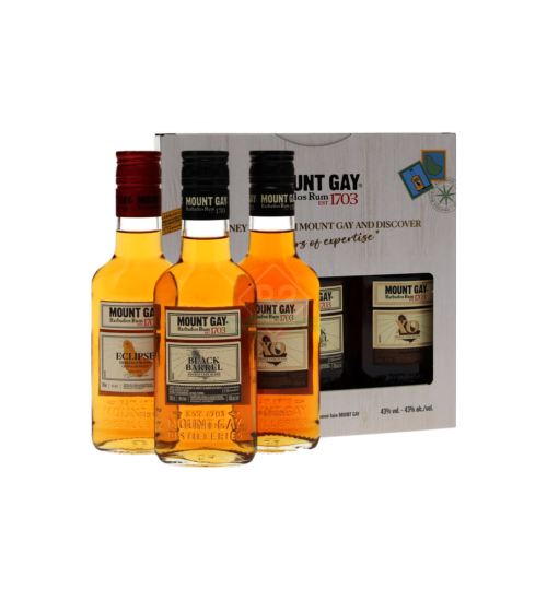 Mount Gay Discovery 3*20cl (Eclipse, Black Barrel & Xo)