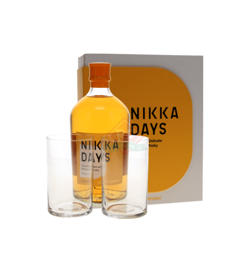 Nikka Days + 2 Glazen