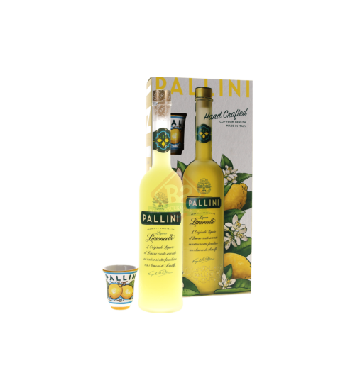 Pallini Limoncello 50cl + 1 Cup Incl. Doos